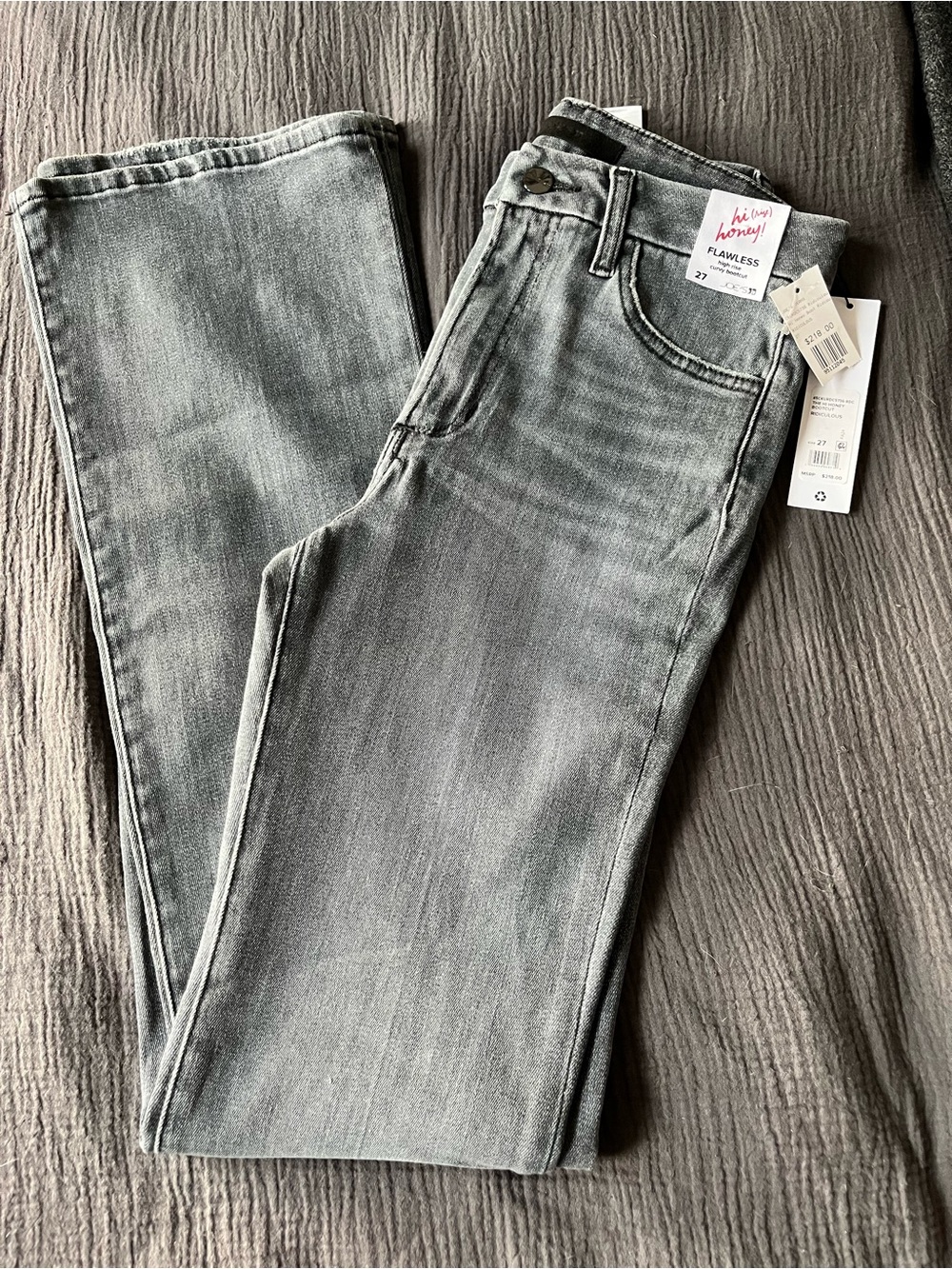 NWT Joe’s Flawless Light Gray Jeans